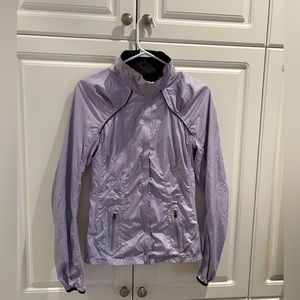 Lululemon Lavender Purple Nylon Jacket Size 4US Excellent Condition